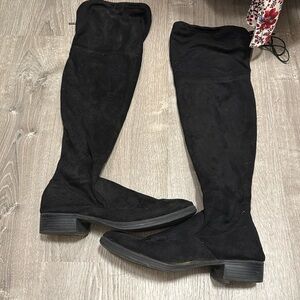 Knee High Suede Boots